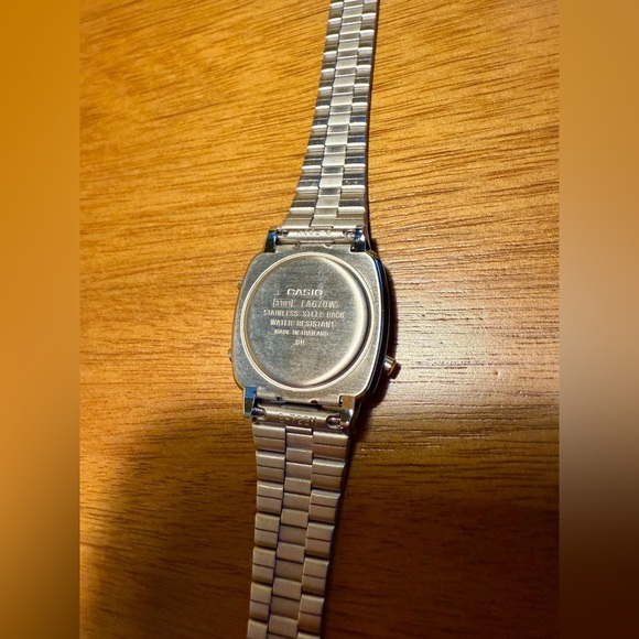 Casio Vintage Collection Silver Watch LA670W-1LT - Picture 3 of 5